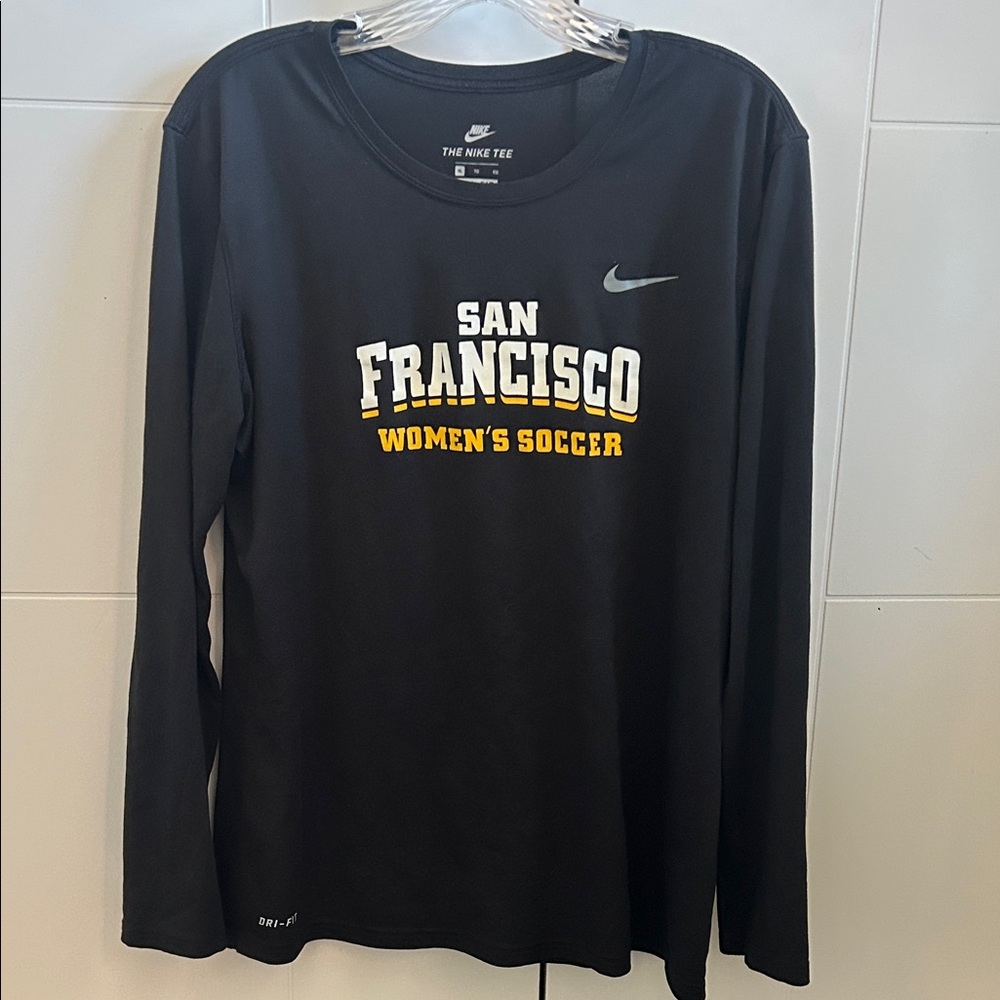 Nike Black Long-Sleeve San Francisco dri-fit Tee